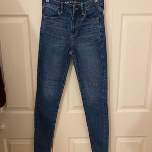 American Eagle Ne(X)T Level Stretch Hi-Rise Jeggings Size 4